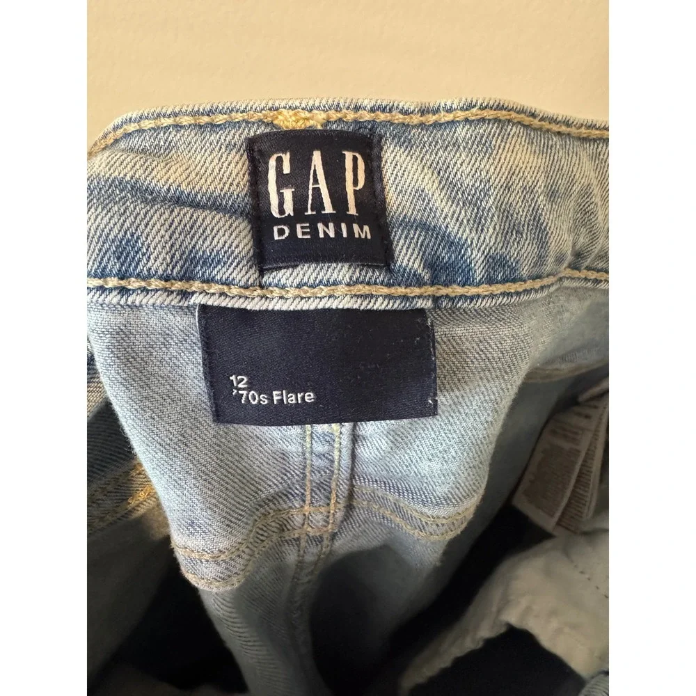 Gap Denim Girls 70s Flare Size 12 Blue Casual